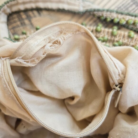 American Eagle Green Beaded Handbag - Picture 8 of 9